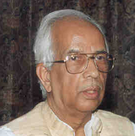 Sri Keshari Nath Tripathi, born on 10th November 1934, is the Governor of West Bengal, a state in Eastern India. He joined on 24th July 2014. - EMP_2494_KeshariNathTripathi