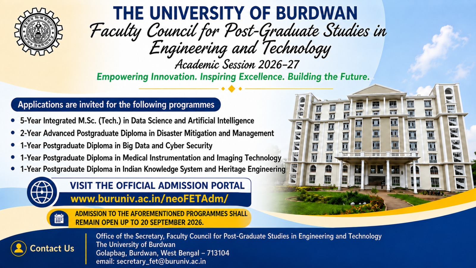 Faculty Council for P.G. Studies in Engineering & Technology
